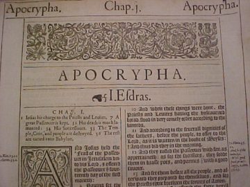 Apocrypha - Inspired by God or Invented by Humans? - Bible Authenticity